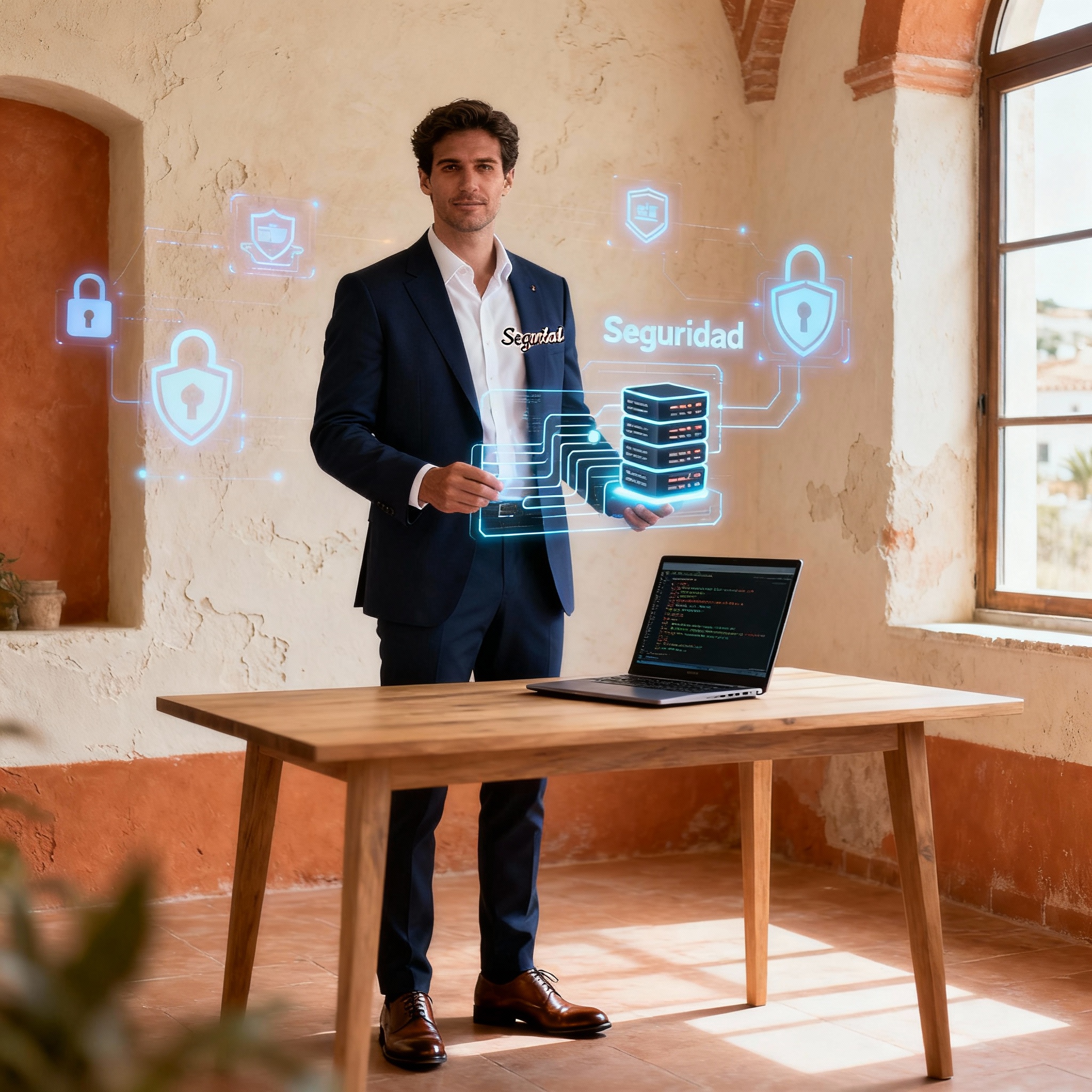 Especialista en ciberseguridad protegiendo sistemas críticos